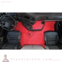 2 tapis en Skeentex - Bleu - compatible pour Scania R Serie 7 - New Generation (11/16>) pneumatic passenger seat