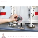 Zanna 3, cadenas bloque-porte arrière en acier inox