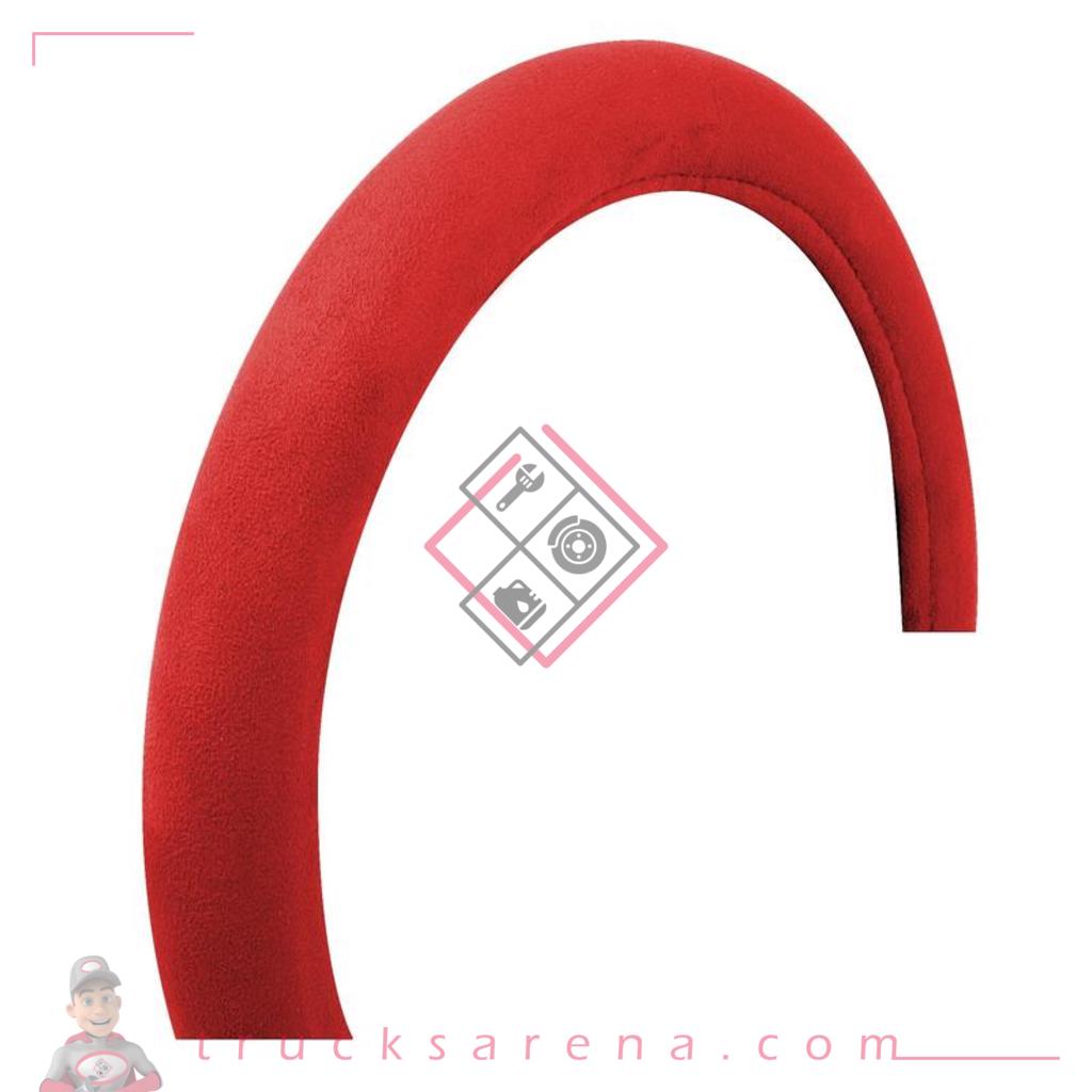 Soft Touch, couvre-volant en microfibre - S - Ø 42/44 cm - Rouge