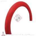 Soft Touch, couvre-volant en microfibre - S - Ø 42/44 cm - Rouge