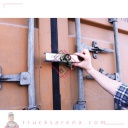 Zanna 2, cadenas bloque-porte arrière en acier chromé