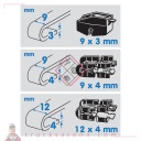 Balai essuie-glaces pour camions et fourgons - 55 cm (22") - 1 pcs