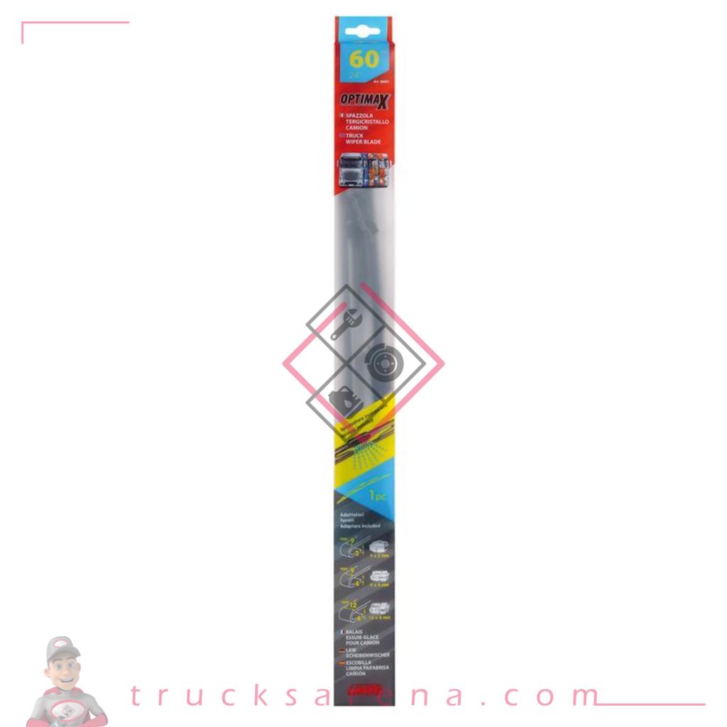 Balai essuie-glaces pour camions et fourgons - 60 cm (24&quot;) - Avec pulvérisateurs - 1 pcs