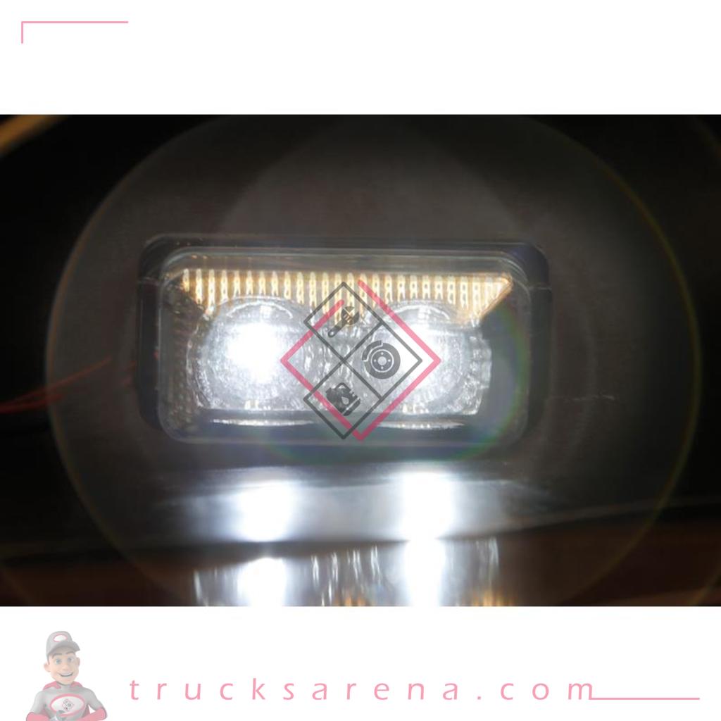 Feux de gabarit à 2 leds, 24V - Blanc