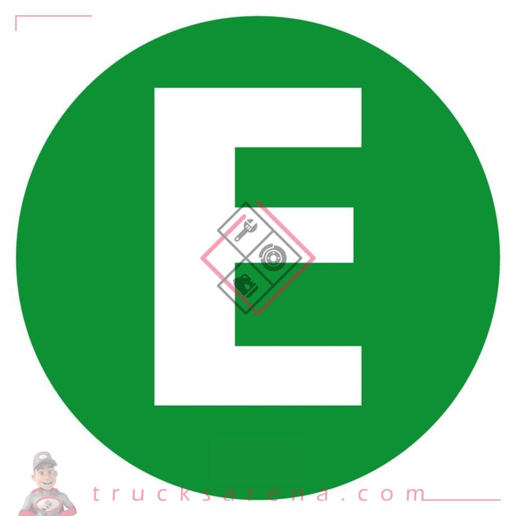Disque adhésif - E - Véhicule écologique