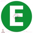 Disque adhésif - E - Véhicule écologique