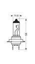 24V Ampoule halogène - H7 - 70W - PX26d - 1 pcs  - Boîte