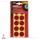 Set 10 adhésifs catadioptres Ø 27 mm - Rouge