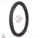 GT-Sport, couvre-volant en Skeentex - S - Ø 42/44 cm - Noir/Beige