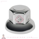 Set 10 couvre-boulons en acier inox poli - Ø 33 mm