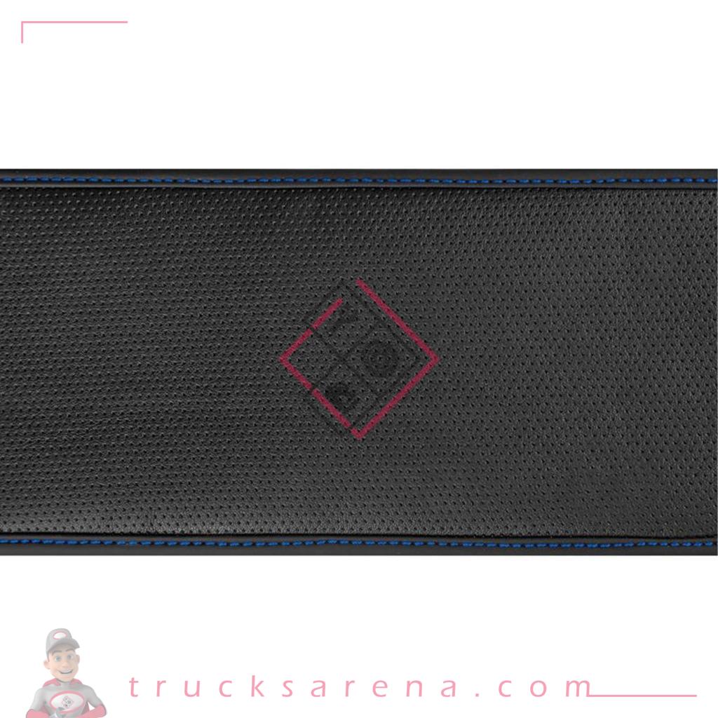 Skin-Cover, couvre-volant extensible en Skeentex - Noir/Bleu - M - Ø 44/46 cm
