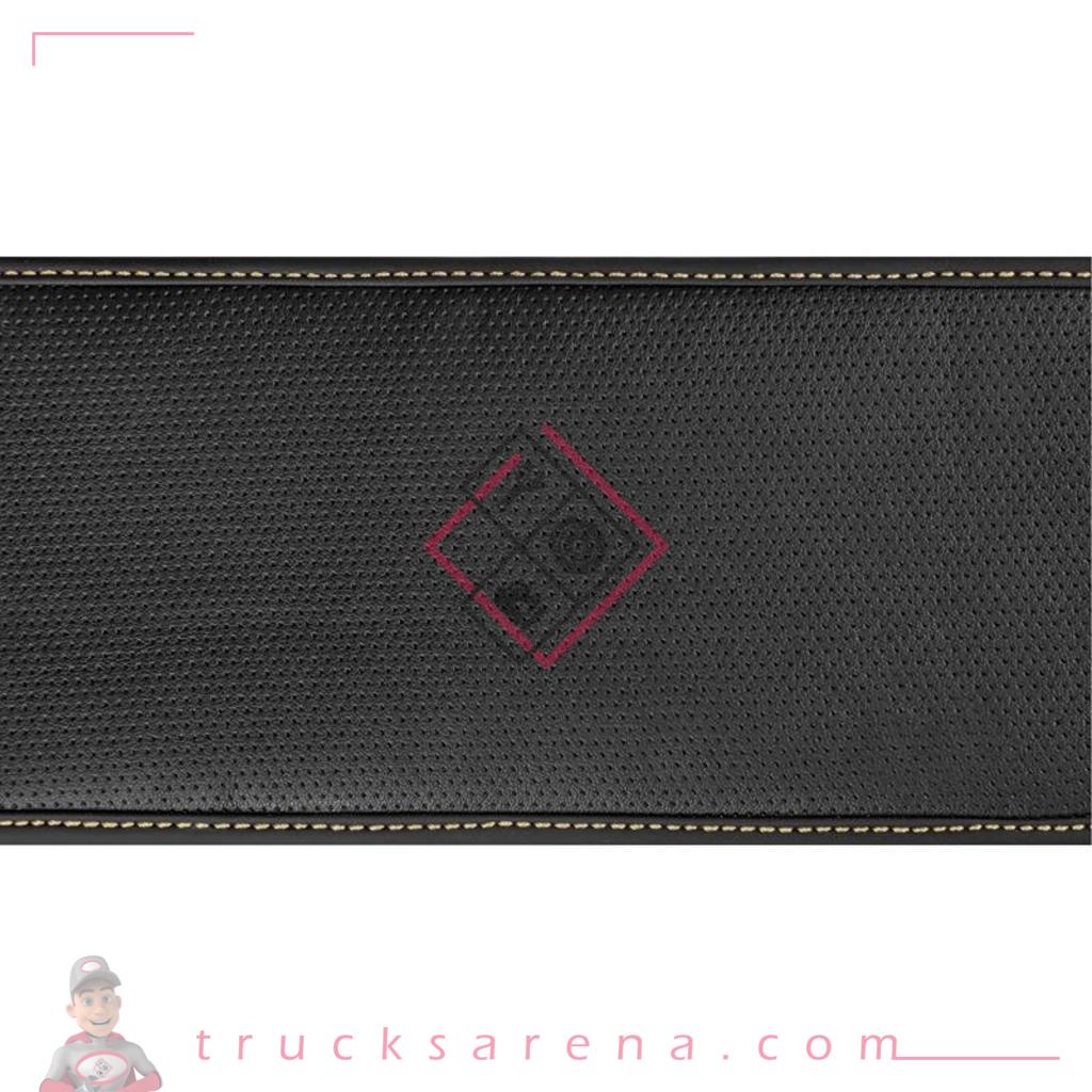 Skin-Cover, couvre-volant extensible en Skeentex - Noir/Beige - S - Ø 42/44 cm