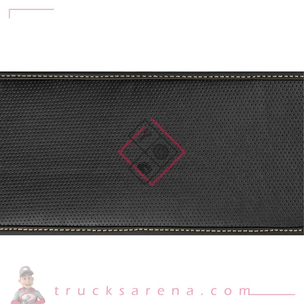 Skin-Cover, couvre-volant extensible en Skeentex - Noir/Beige - M - Ø 44/46 cm