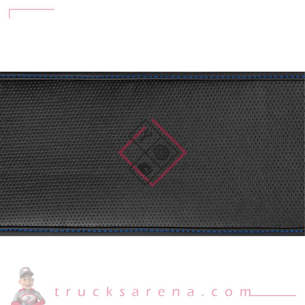 Skin-Cover, couvre-volant extensible en Skeentex - Noir/Bleu - S - Ø 42/44 cm