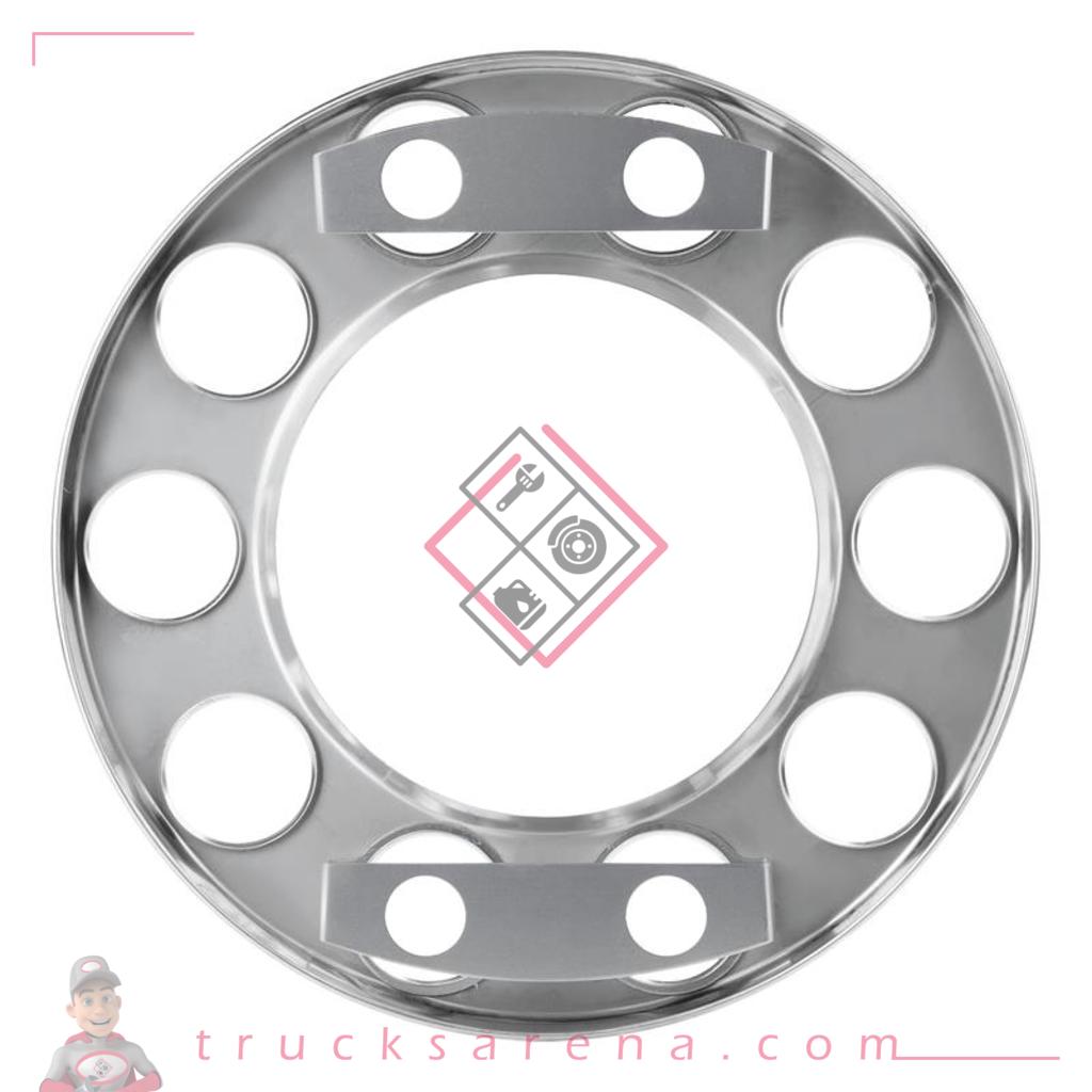 Anneau cache-moyeu en inox, pour jantes en alliage