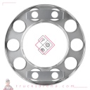 Anneau cache-moyeu en inox, pour jantes en alliage