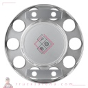 Cache-moyeu en inox, pour jantes acier