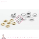 Set de déflecteurs en polycarbonate - compatible pour Scania P Serie 5 (09/04>11/11)  - Scania P Serie 6 (12/11>12/17)  - Scania R Serie 5 (03/04>08/09)  - Scania R Serie 6 (09/09>08/13)  - Scania R Serie 6 - Streamline (09/13>12/17)