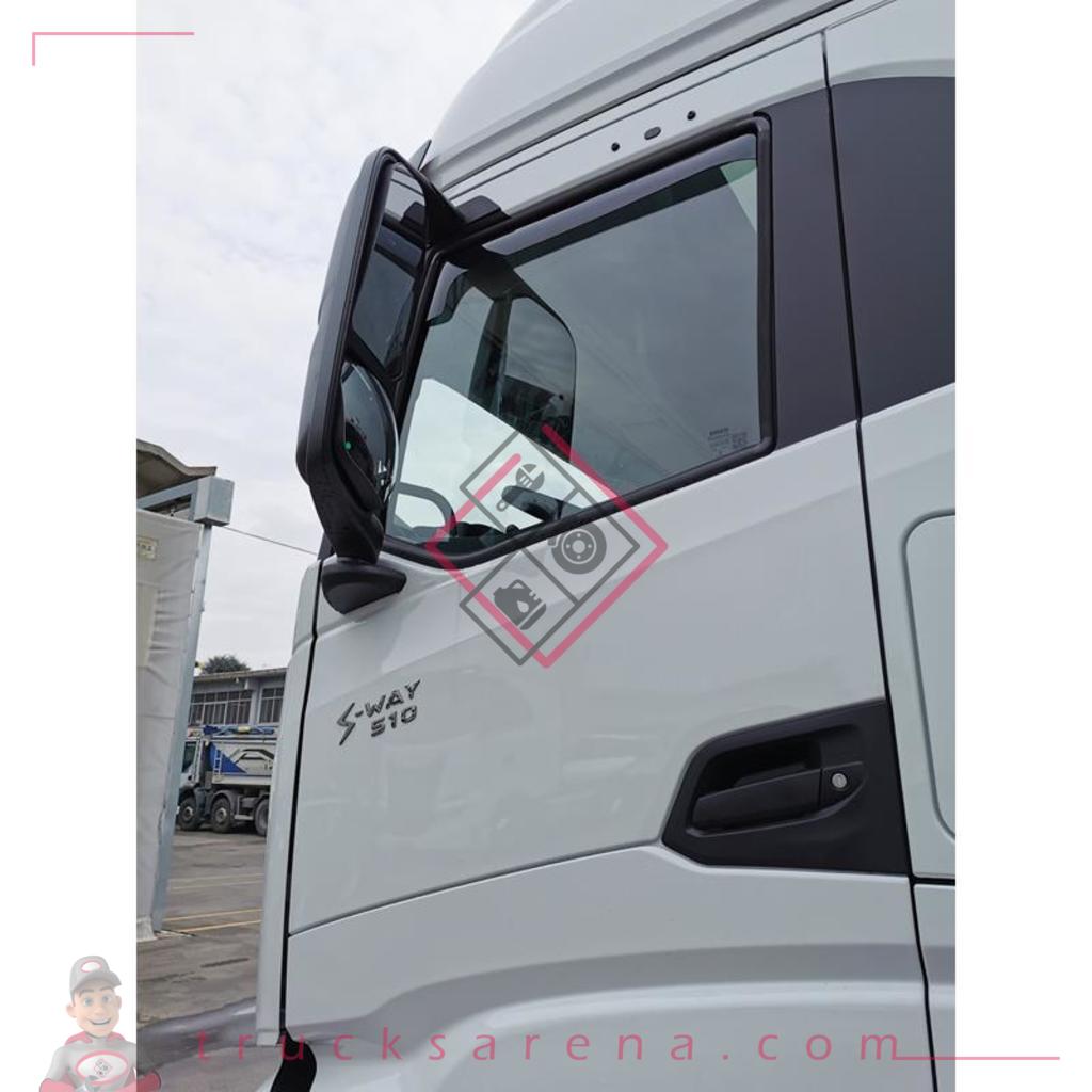 Top-Only, set déflecteurs d’air sur mesure, en acrylique - compatible pour Iveco S-Way (10/19>)