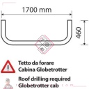 Barre de toit porte-phares - Type 4 - compatible pour Volvo FH Serie 3 (08/02&gt;08/12) No XL, Globetrotter cab