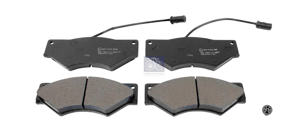 Kit de garnitures de disque de frein IVECO - DT SPARE PARTS