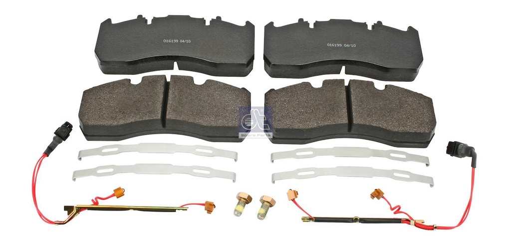 Kit de garnitures de disque de frein RENAULT - DT SPARE PARTS