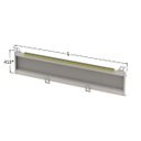 Porte automatique acier 2100 x 410 - CABRETA
