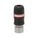 Double safety quick coupling, female 1/2, diameter 6 mm - SODISE