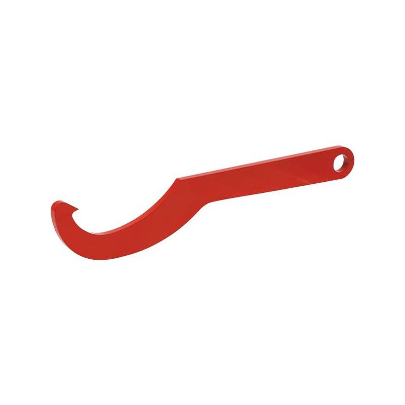 Spanner wrench in steel and red epoxy coating, 32, 65 mm - SODISE