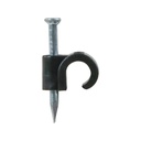 Attaches-fils noirs, diamètre 4 à 7 mm, lot de 100 - SODISE