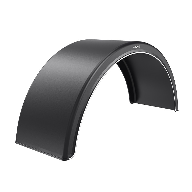 Plastic fender with white edges - DOMAR