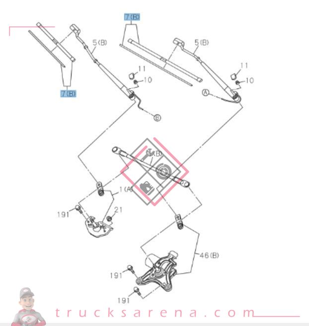 Balai essuie-glace - ISUZU PARTS
