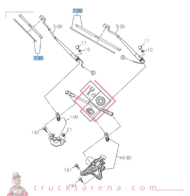 Balai essuie-glace - ISUZU PARTS