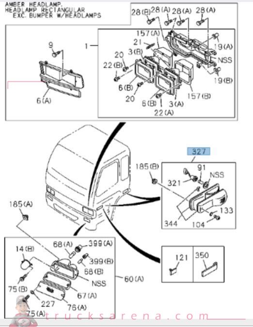 Répétiteur de clignotant - ISUZU PARTS