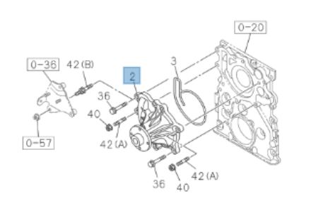 Pompe à eau - ISUZU PARTS