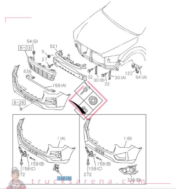Enjoliveur d'antibrouillard - ISUZU PARTS