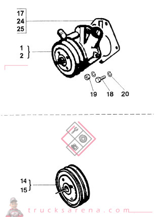 Joint pompe à eau - AVIA