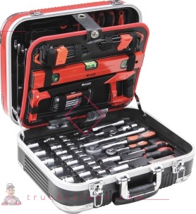 Mallette de dépannage sur roues 133 outils 1/4" - 1/2" - SODISE