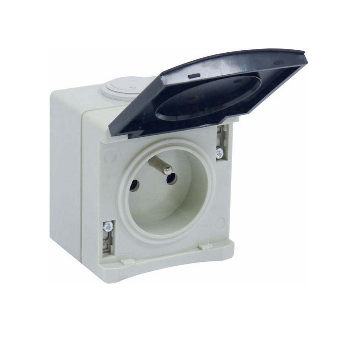 Prise étanche 2P+T, 230V - SODISE