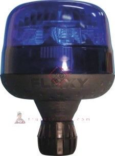 Gyrophare LED flash sur tige flexible bleu - SODISE