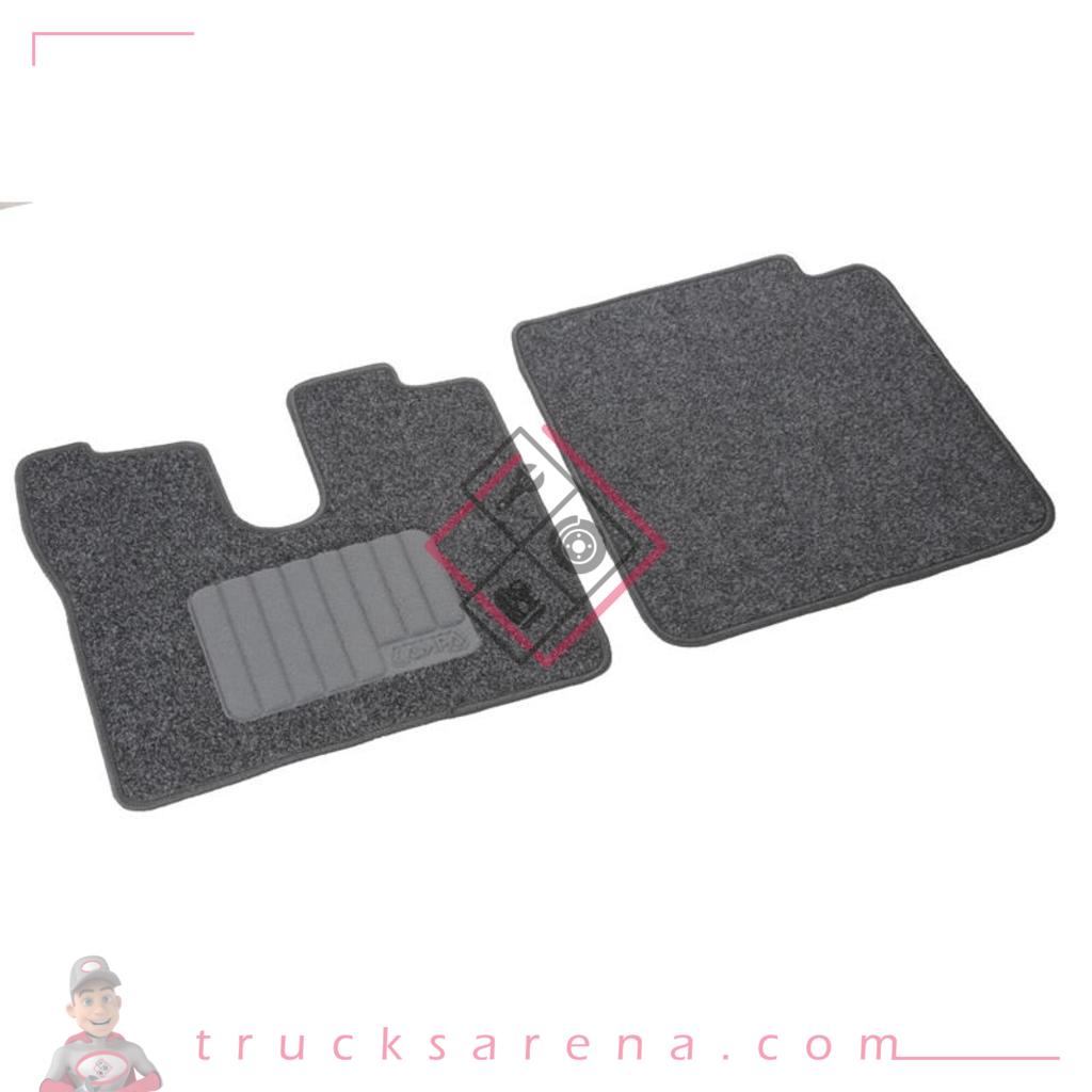 Set tapis sur mesure en moquette - compatible pour  Man TGA (03/99>05/10) -  Man TGL (05/05>) cab. L/XL -  Man TGM (10/05>) cab. L/XL -  Man TGX (09/07>) - LAMPA