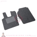Set tapis sur mesure en moquette - compatible pour  Scania G Serie 5 (03/04>08/09) -  Scania G Serie 6 (09/09>08/13) -  Scania G Serie 6 - Streamline (09/13>12/17) -  Scania R Serie 5 (03/04>08/09) -  Scania R Serie 6 (09/09>08/13) -  Scania R Serie 6 - Streamline (09/13>12/14) pas de siège Recaro - LAMPA