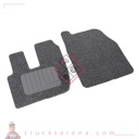 Set tapis sur mesure en moquette - compatible pour  Daf LF (07/13>) -  Daf LF45 (01/01>12/14) -  Daf LF55 (01/01>12/14) -  Renault Midlum (02/00>12/14) -  Renault Premium 1 (02/96>04/06) -  Renault Premium 2 (09/05>12/13) - LAMPA