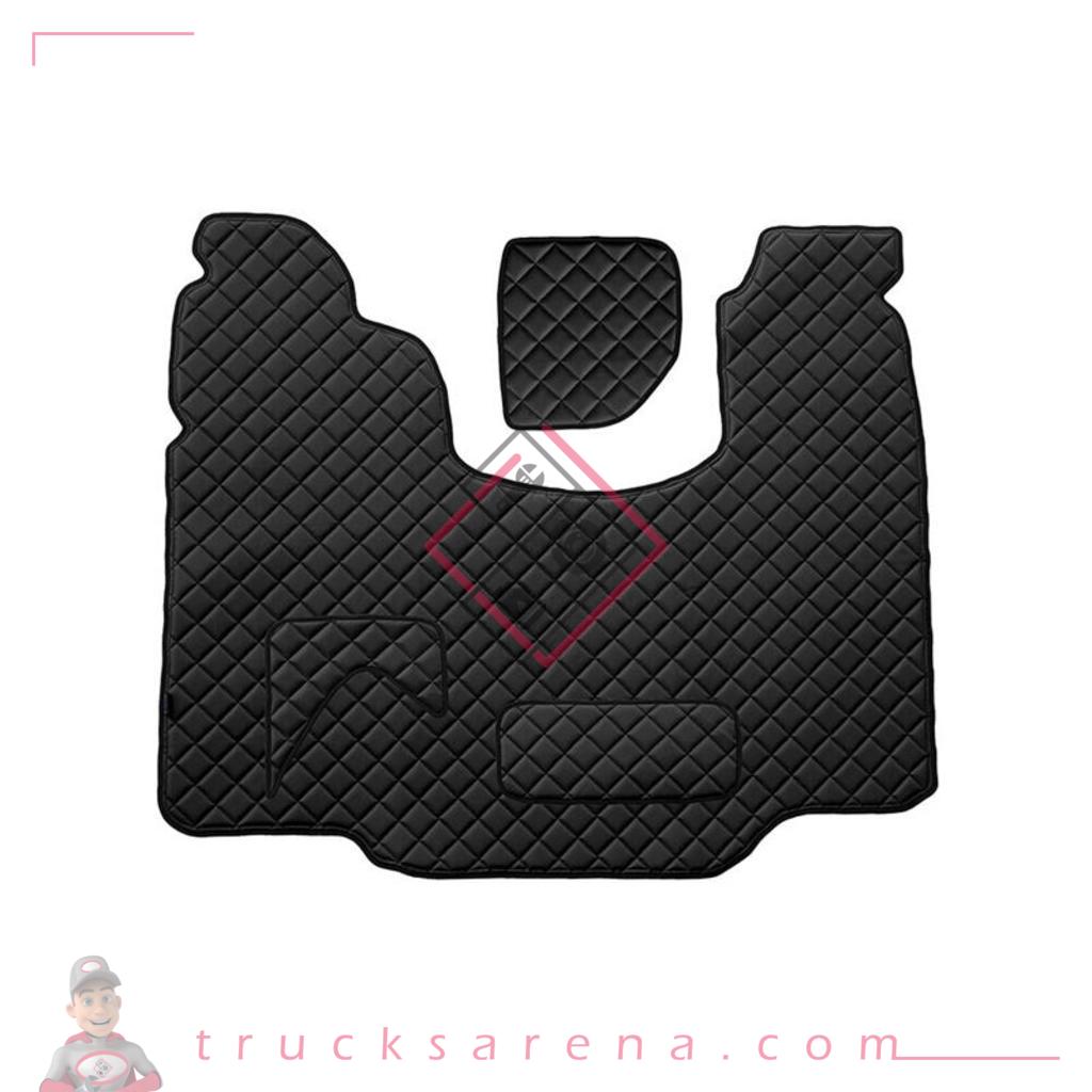 Tapis central en Skeentex - Noir - compatible pour Scania G Serie 5 (03/04>08/09) automatic - Scania G Serie 6 (09/09>08/13) automatic - Scania G Serie 6 - Streamline (09/13>12/17) automatic - LAMPA