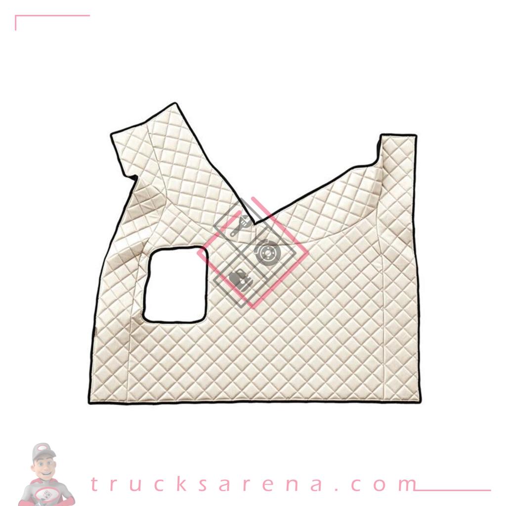 Tapis central en Skeentex - Crème - compatible pour Volvo FH Serie 4 (09/12>) manual - LAMPA
