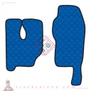 2 tapis en Skeentex - Bleu - compatible pour Mercedes Actros MP3 (06/08>12/13) high tunnel - LAMPA