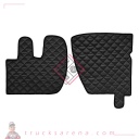 2 tapis en Skeentex - Noir - compatible pour Renault Premium 2 (09/05>12/13) - LAMPA
