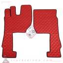 2 tapis en Skeentex - Rouge - compatible pour Volvo FH Serie 4 (01/21>) automatic, manual - Volvo FH Serie 4 (09/12>12/20) automatic, manual - LAMPA