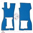 2 tapis en Skeentex - Bleu - compatible pour Scania R Serie 7 - New Generation (11/16>) passenger seat foldable - LAMPA