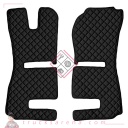 2 tapis en Skeentex - Noir - compatible pour Scania R Serie 6 - Streamline (01/15>12/17) automatic, manual, Recaro seats, pneumatic passenger seat - Scania R Serie 6 - Streamline (09/13>12/14) automatic, manual, Recaro seats, pneumatic passenger seat - LAMPA